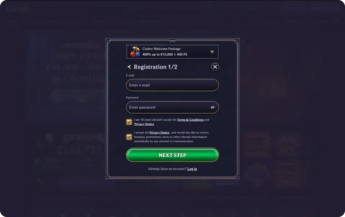 lolajack casino registration